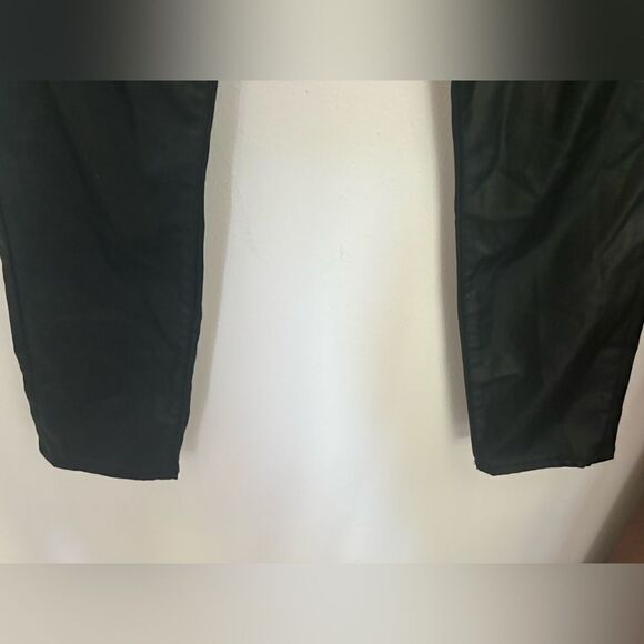 Abercrombie the super skinny ankle high rise curve love black coated jean size 8 - Picture 5 of 8